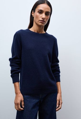 Pull uni col rond en 100% cachemire - MONOPRIX PREMIUM - Modalova