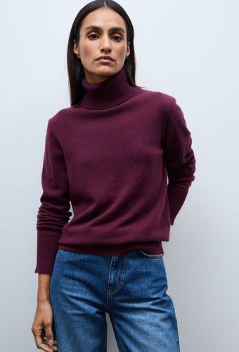 Pull uni col roulé en 100% cachemire - MONOPRIX PREMIUM - Modalova