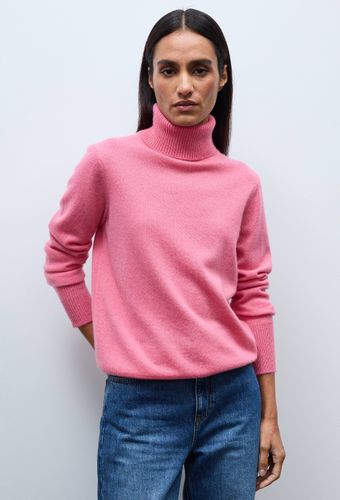 Pull uni col roulé en 100% cachemire - MONOPRIX PREMIUM - Modalova