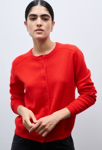 Cardigan uni col rond en 100% cachemire - MONOPRIX PREMIUM - Modalova