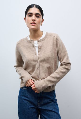 Cardigan uni col rond en 100% cachemire - MONOPRIX PREMIUM - Modalova