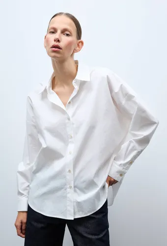 Chemise manches longues unie en coton BIO GOTS - MONOPRIX - Modalova