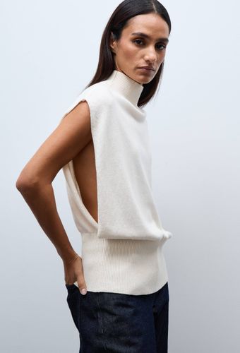 Pull sans manches à col montant - MONOPRIX - Modalova