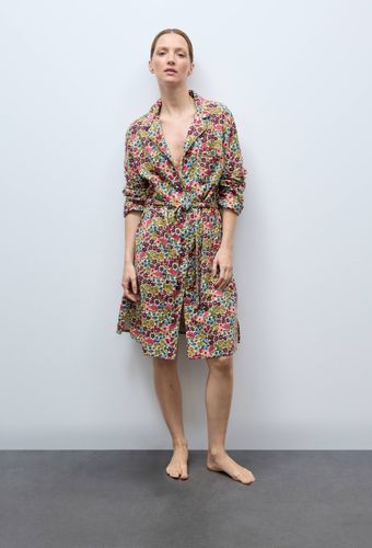 Chemise de nuit imprimée en coton gratté en coton bio GOTS - MONOPRIX - Modalova