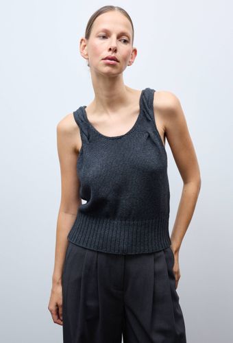 Débardeur en maille tressé contenant de la laine - MONOPRIX - Modalova