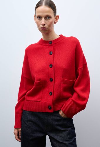 Cardigan ample uni contenant de la laine - MONOPRIX - Modalova