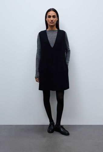 Robe col V courte en maille - MONOPRIX - Modalova