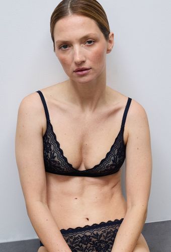 Soutien-gorge triangle LUCILE en dentelle - MONOPRIX - Modalova