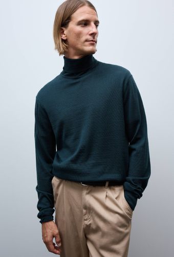 Pull col roulé en laine mérinos - MONOPRIX - Modalova