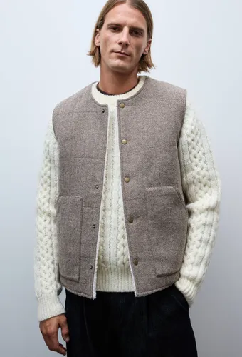 Veste sans manches contenant de la laine - MONOPRIX - Modalova