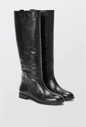 Bottes hautes en cuir - MONOPRIX PREMIUM - Modalova