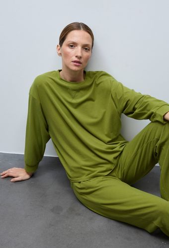 Sweat uni en coton et modal - MONOPRIX - Modalova
