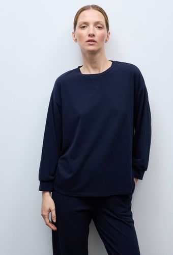 Sweat uni en coton et modal - MONOPRIX - Modalova