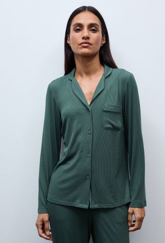 Chemise de pyjama en modal côtelé - MONOPRIX - Modalova