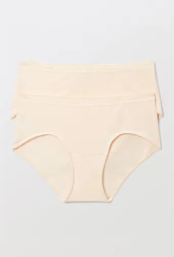Lot de 2 culottes midi en coton - MONOPRIX - Modalova