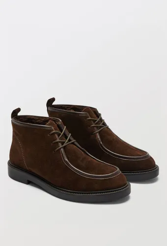Derbies fourrées en cuir - MONOPRIX PREMIUM - Modalova