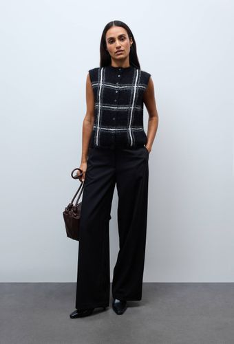 Pantalon large uni - MONOPRIX - Modalova