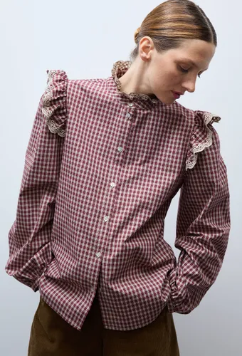Chemise manches longues à carreaux en coton BIO GOTS - MONOPRIX - Modalova