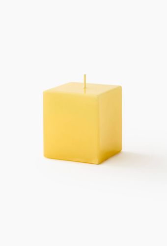 Bougie carré fumeur laqué MM, 7,7x7,7xH12cm - MONOPRIX - Modalova