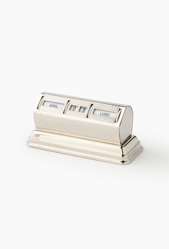 Calendrier vintage date metal, 15x6xH6,7cm - MONOPRIX - Modalova