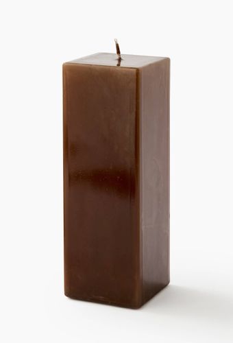 Bougie carré fumeur laqué PM, 7x7xH8cm - MONOPRIX - Modalova
