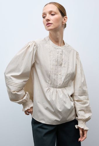 Blouse rayée manches longues en coton - MONOPRIX - Modalova