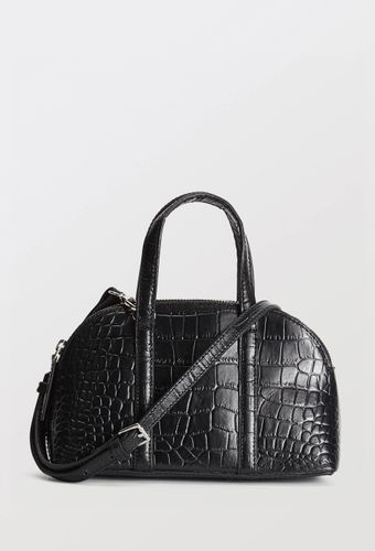Sac porté travers en cuir imitation crocodile - MONOPRIX PREMIUM - Modalova