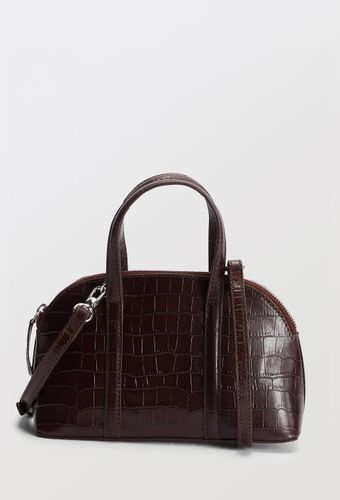 Sac porté travers en cuir imitation crocodile - MONOPRIX PREMIUM - Modalova