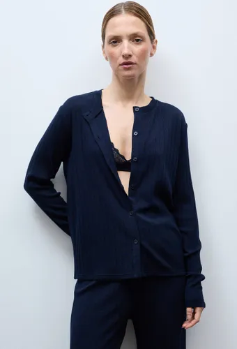 Cardigan uni en laine et soie - MONOPRIX - Modalova