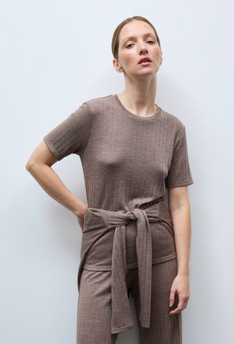 Pull uni en laine et soie - MONOPRIX - Modalova