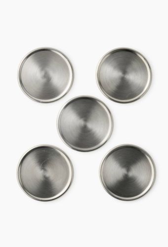 Lot de 4 dessous de verre, en acier inoxydable - MONOPRIX - Modalova