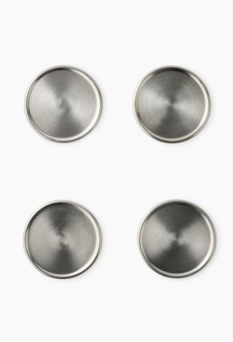 Lot de 4 dessous de verre, en acier inoxydable - MONOPRIX - Modalova