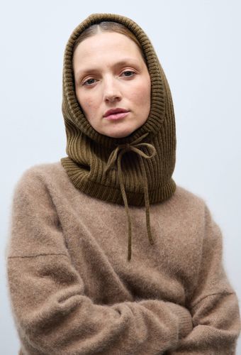 Cagoule côtelée en laine - MONOPRIX PREMIUM - Modalova