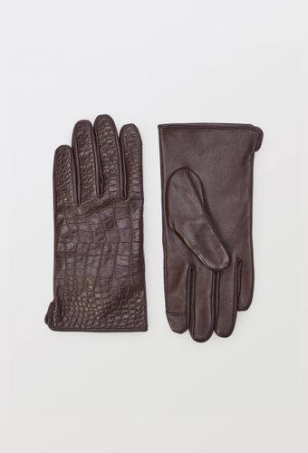 Gants en cuir imitation crocodile - MONOPRIX PREMIUM - Modalova