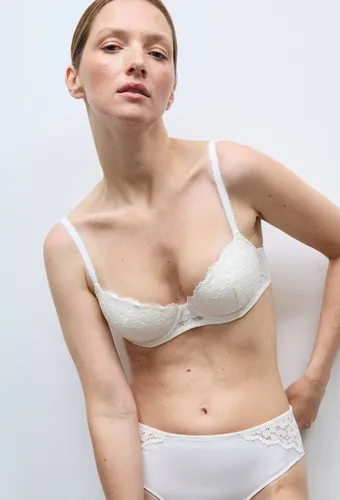 Soutien-gorge corbeille paddé DAISY en dentelle - MONOPRIX - Modalova
