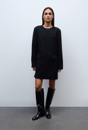 Robe courte unie contenant de la laine - MONOPRIX - Modalova