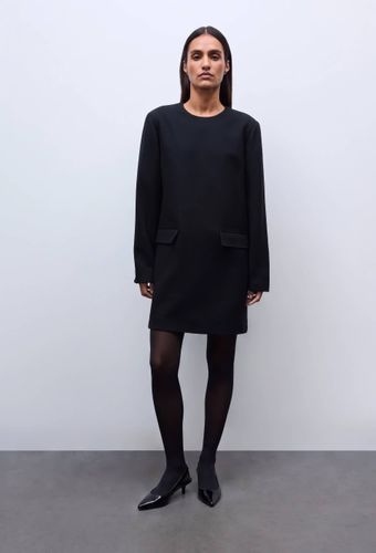 Robe courte unie contenant de la laine - MONOPRIX - Modalova