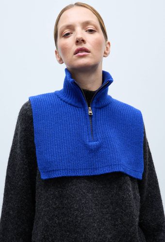 Plastron col zippé en laine côtelée - MONOPRIX PREMIUM - Modalova