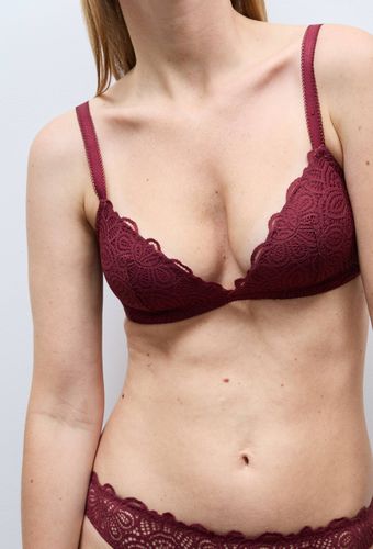 Soutien-gorge triangle paddé VERA en dentelle - MONOPRIX - Modalova