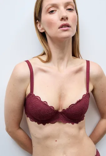 Soutien-gorge corbeille paddé VERA en dentelle - MONOPRIX - Modalova