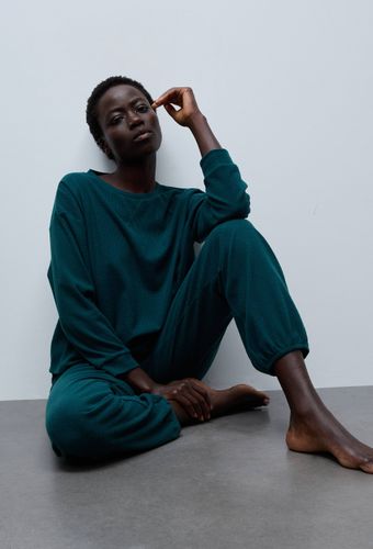 Pantalon de pyjama gauffré - MONOPRIX - Modalova