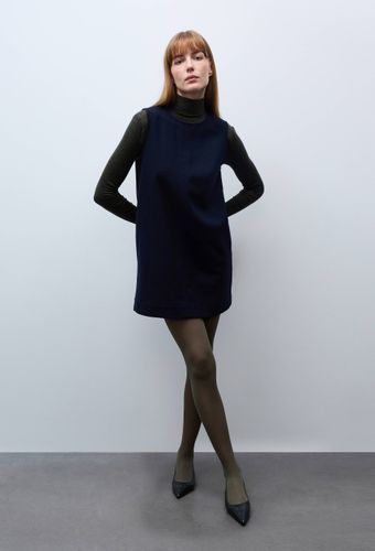 Robe courte unie contenant de la laine - MONOPRIX - Modalova