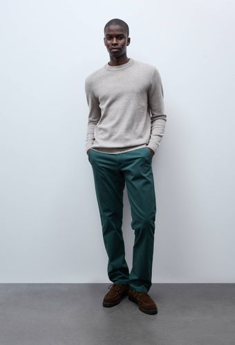 Pantalon chino straight en coton BIO GOTS - MONOPRIX - Modalova