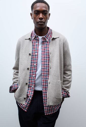 Gilet boutonné en mélange coton BIO GOTS et laine - MONOPRIX - Modalova