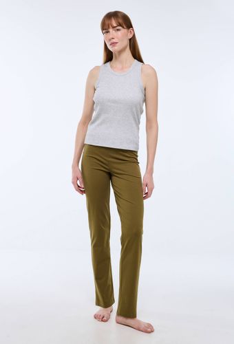 Pantalon droit uni en coton BIO GOTS - MONOPRIX - Modalova