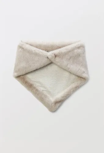 Echarpe triangle en fausse fourrure - MONOPRIX - Modalova