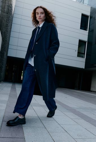 Manteau double face ceinturé contenant de la laine - MONOPRIX - Modalova