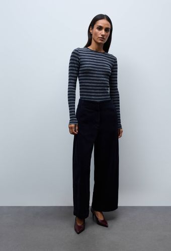 Pantalon large en chenille raccourci - MONOPRIX - Modalova