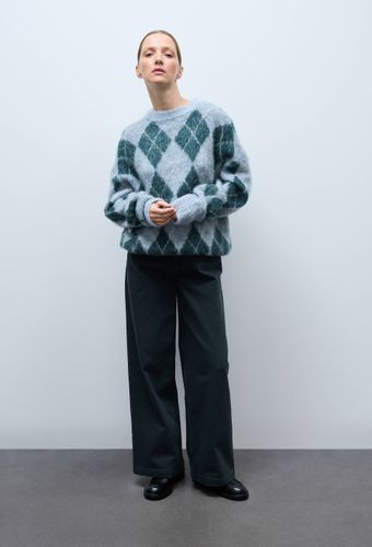 Pantalon large en coton - MONOPRIX - Modalova