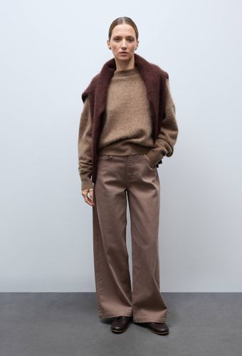 Pantalon large en coton - MONOPRIX - Modalova